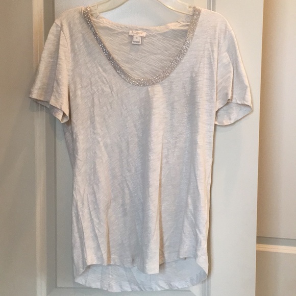 J.Crew | scoop neck tee - Picture 1 of 3
